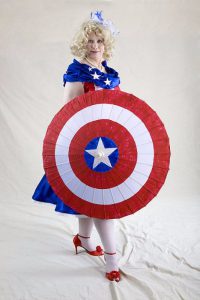 Dorothy O'Hare as Captain America