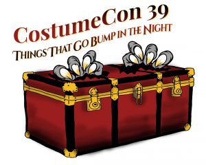 convention logo - steamer trunk with text